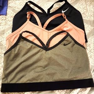 3 Nike Indy Sports Bras, 3XL Women's
